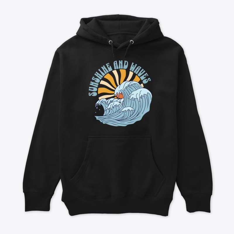 Sunshine and Waves Summer Tropical Merch
