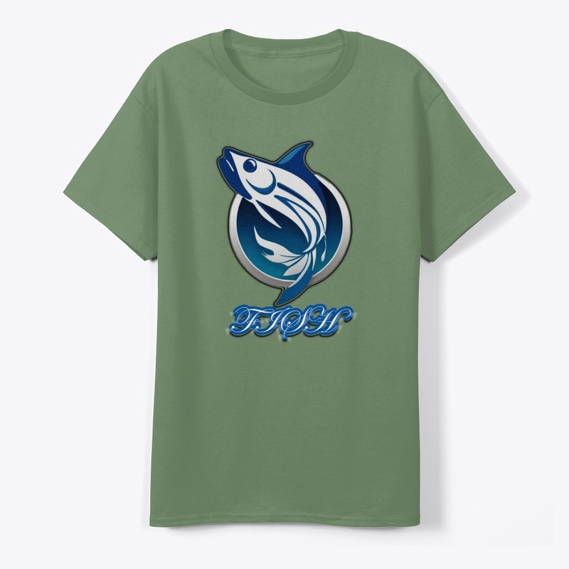 T-shirt Fish Logo design