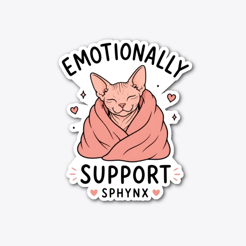 Emotional Support Sphynx Cat