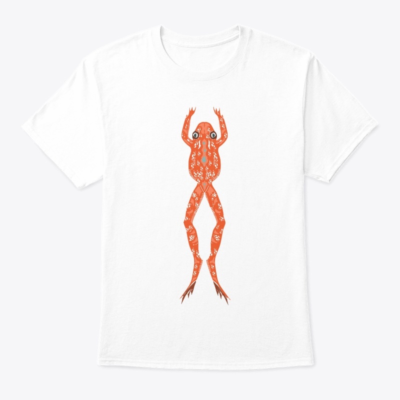 Orange Glowing Frog