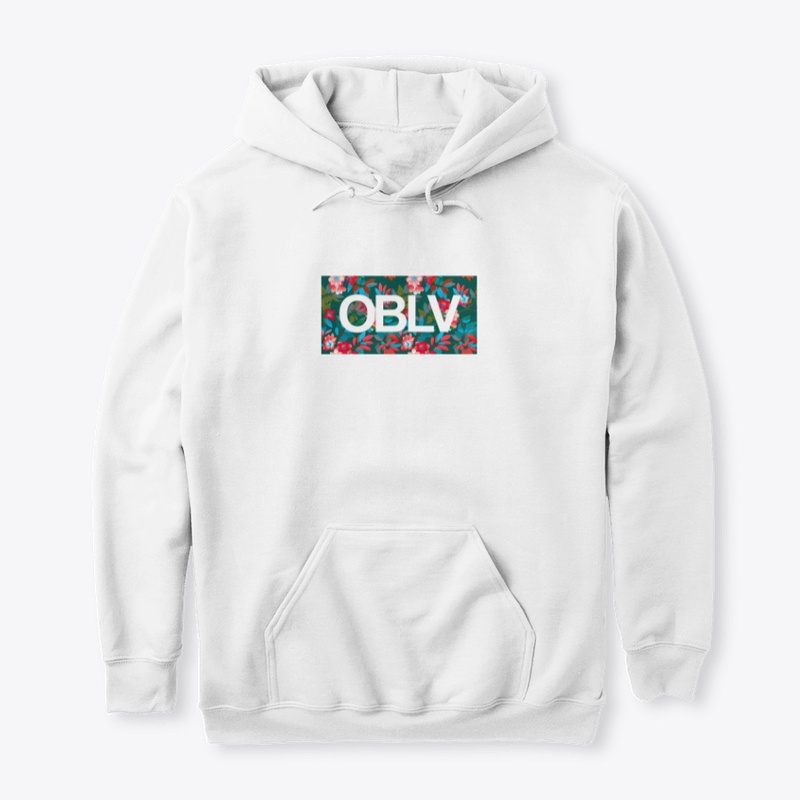 OBLV Green Floral Hoodie