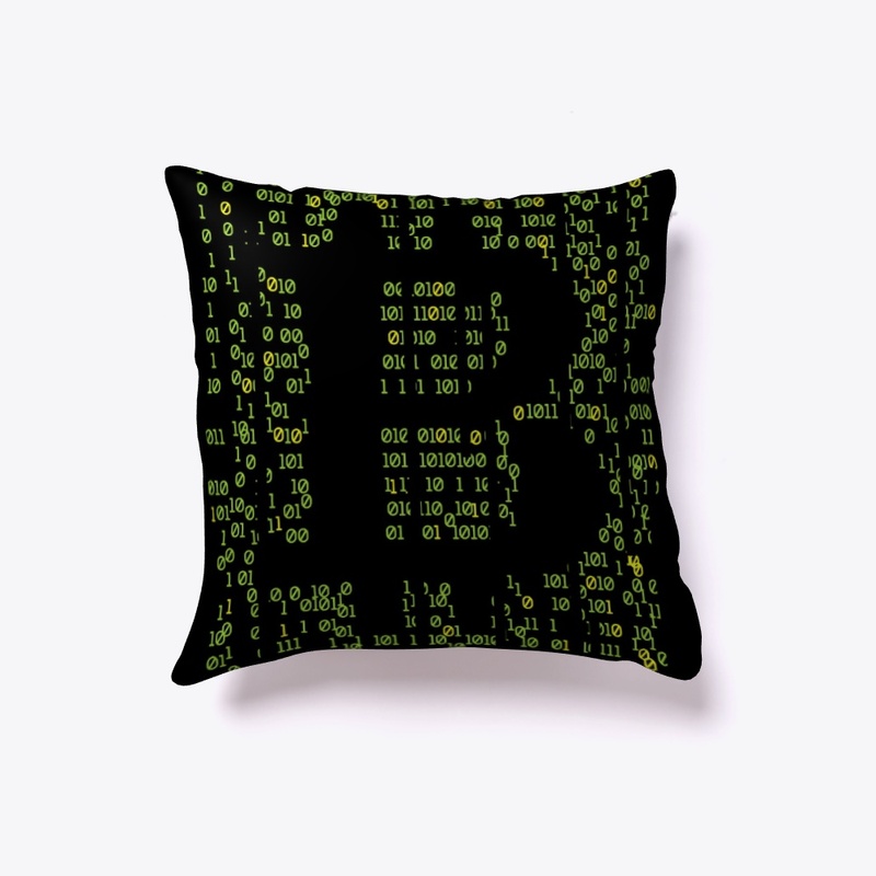 Bitcoin BTC Cryptocurrency Green Code