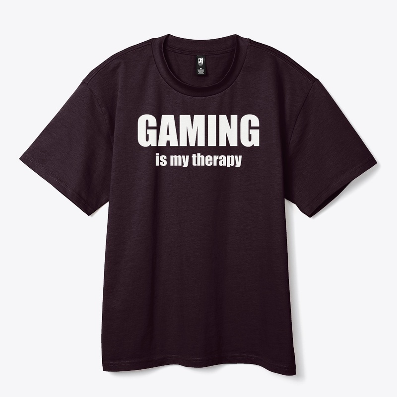 Gaming is my therapy - White letters