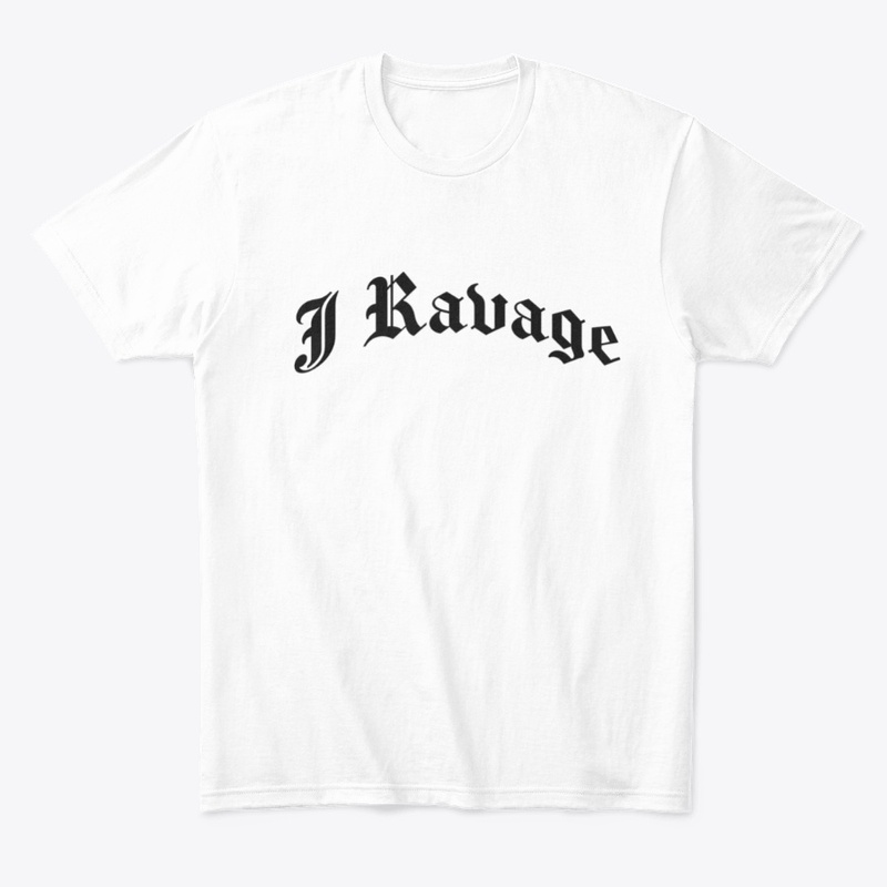 J Ravage Name Text Black