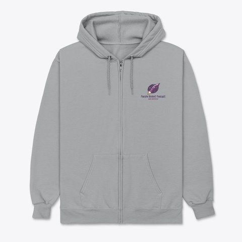 Purple Rocket Podcast Light Steel Camiseta Front