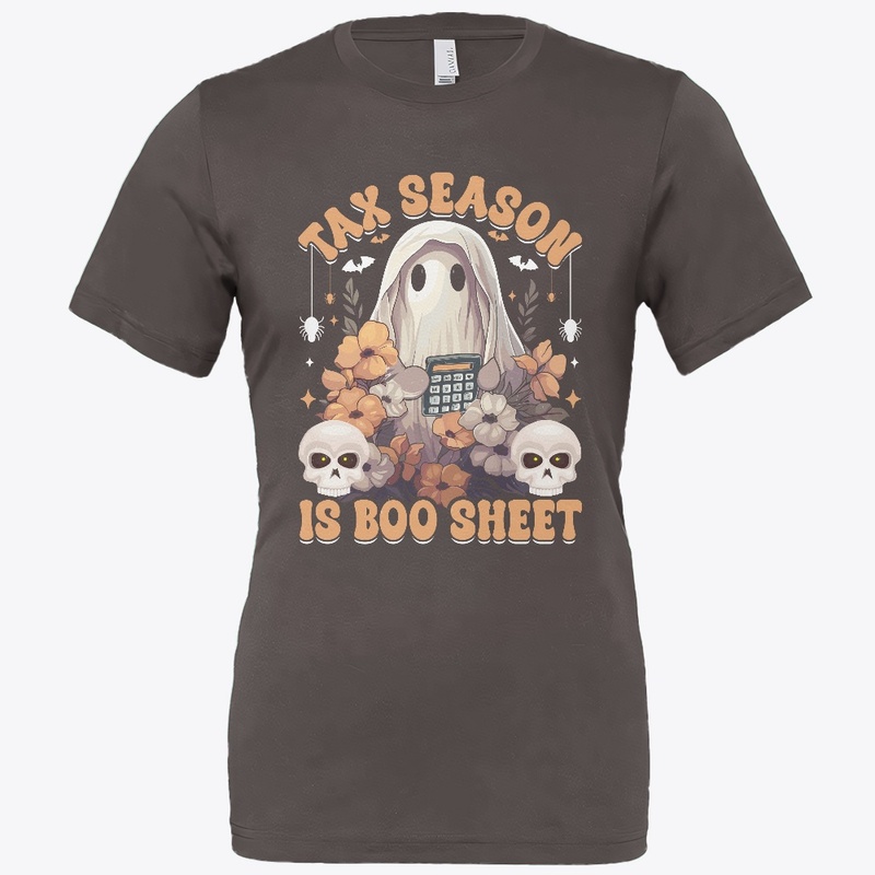 Funny Ghost Tax Season Halloween Shirt