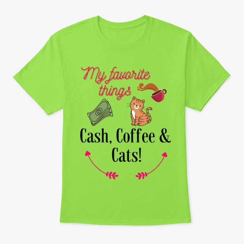Cash, Coffee, Cats design