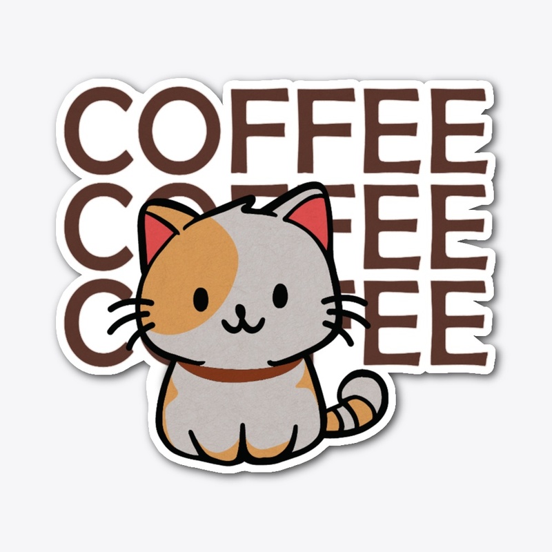 Coffee Cat Design