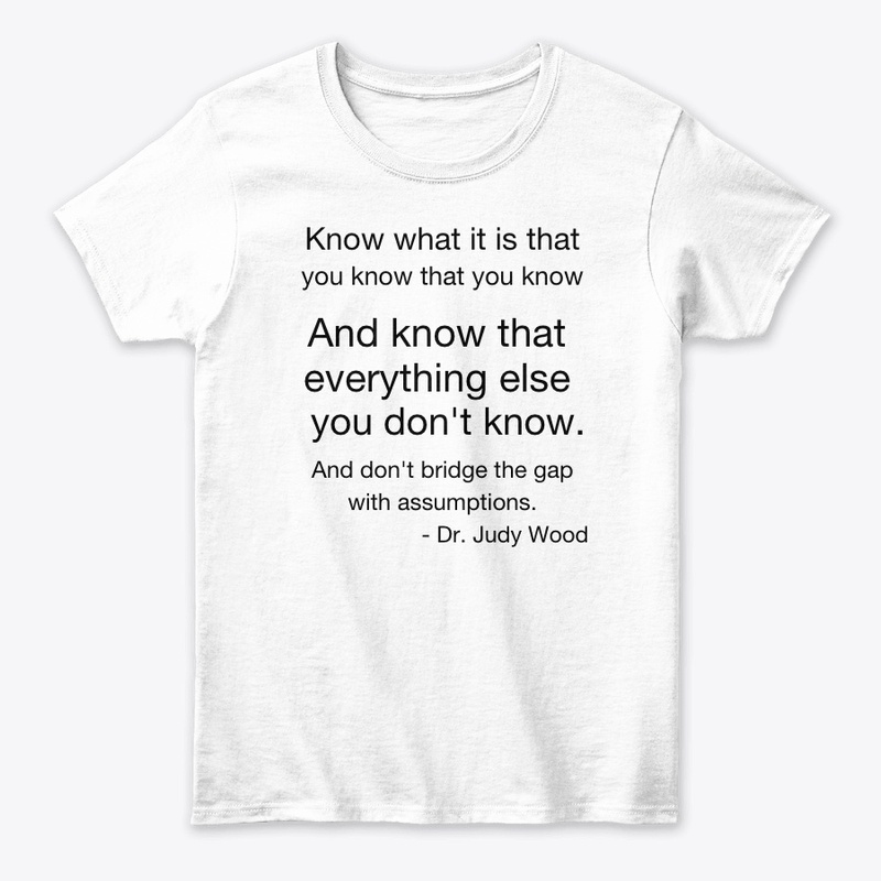 Know what you know 