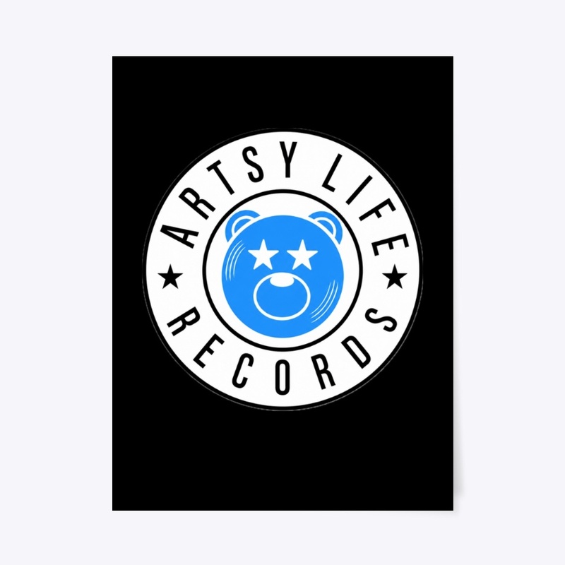 Artsy Life Records Logo Poster Art