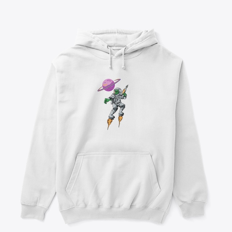 White Astronaut Graphic T-Shirt