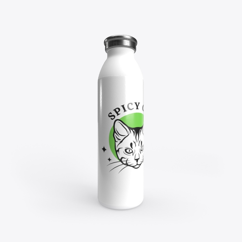 Spicy Cat Mascot Green 
