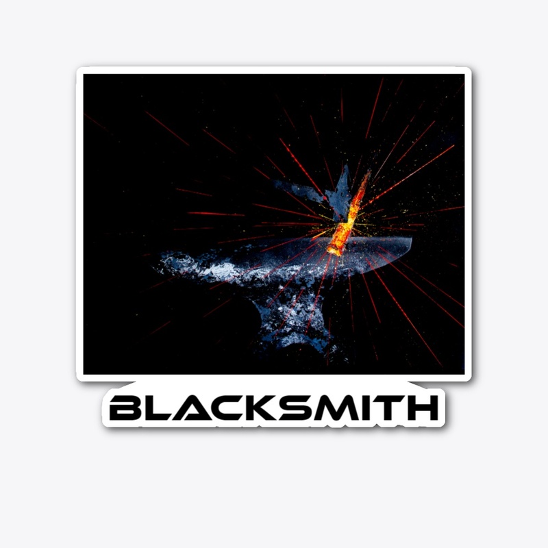 Forged Blacksmith Fire, Anvil, Hammer 