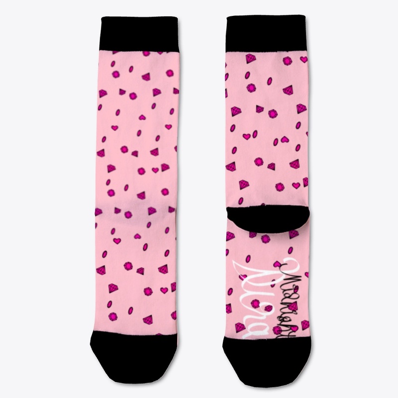 Gem Socks Pink