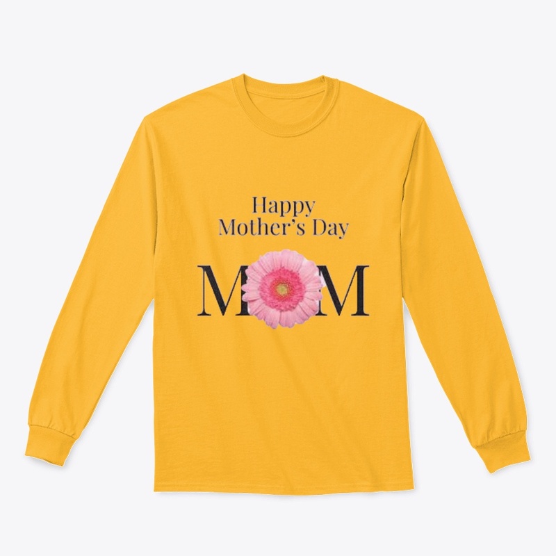 Happy Mother's Day MOM with flower