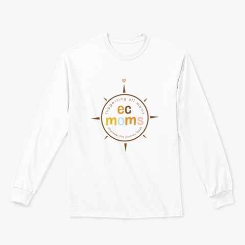 Supporting Moms Shirts White T-Shirt Front