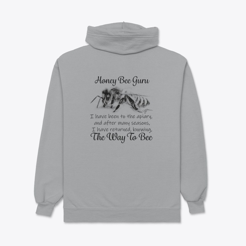 Honey Bee Guru Zippered Hoodie 