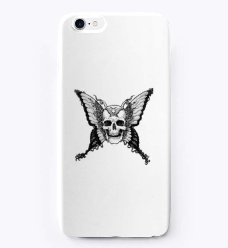 Gothic Butterfly Skull Inspired