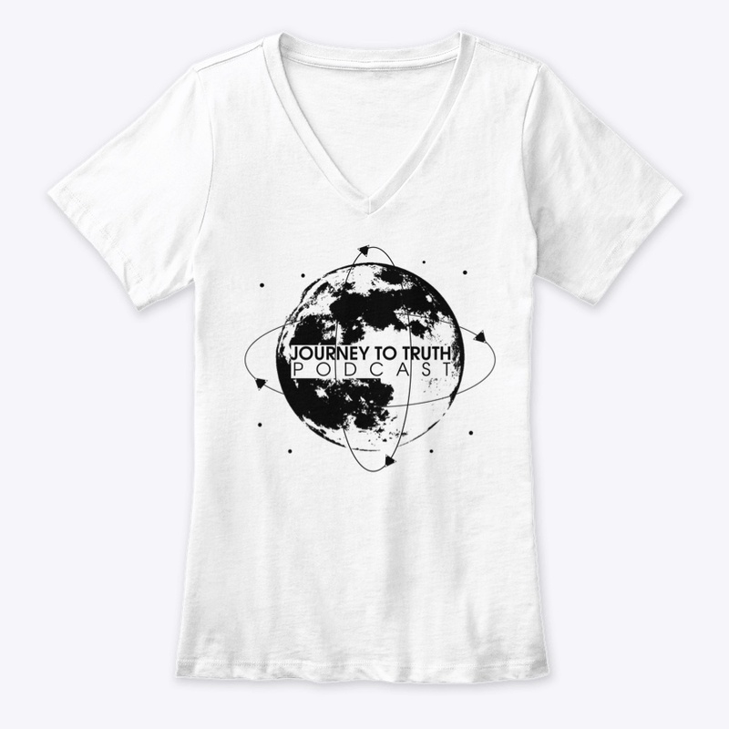 Women's Moon Tee (Black Logo)