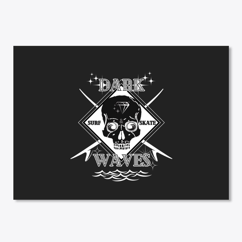 Dark Waves skull design