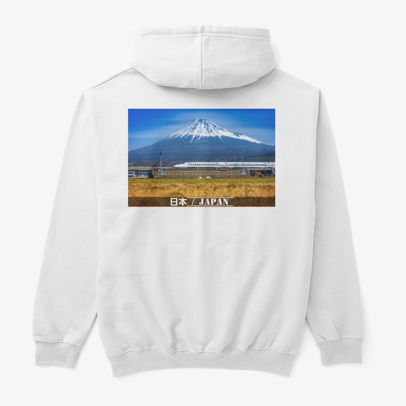Bullet train and mount fuji