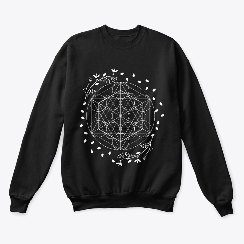Metatrons Cube Seed Of Life Circle Art