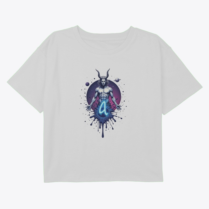 Capricorn Zodiac Design - Cosmic Goat