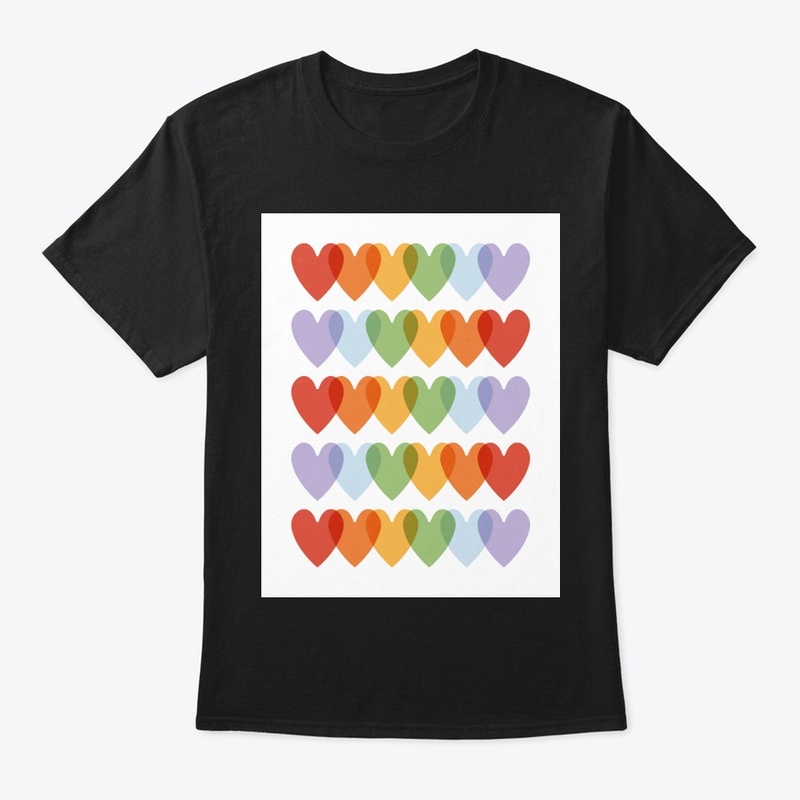 Colorful Love Hearts