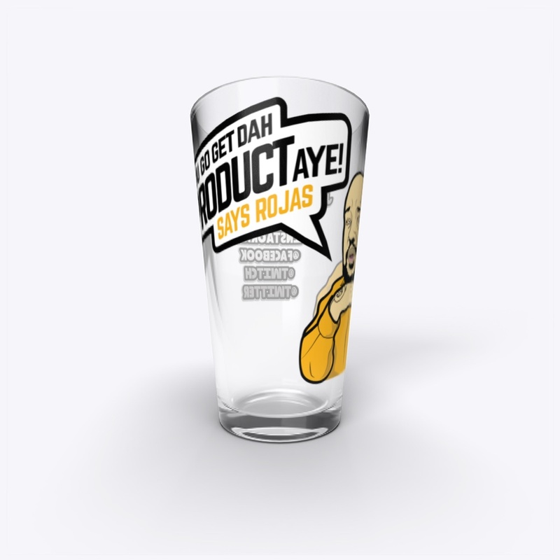 ROJAS GET DAH PRODUCT PINT GLASS