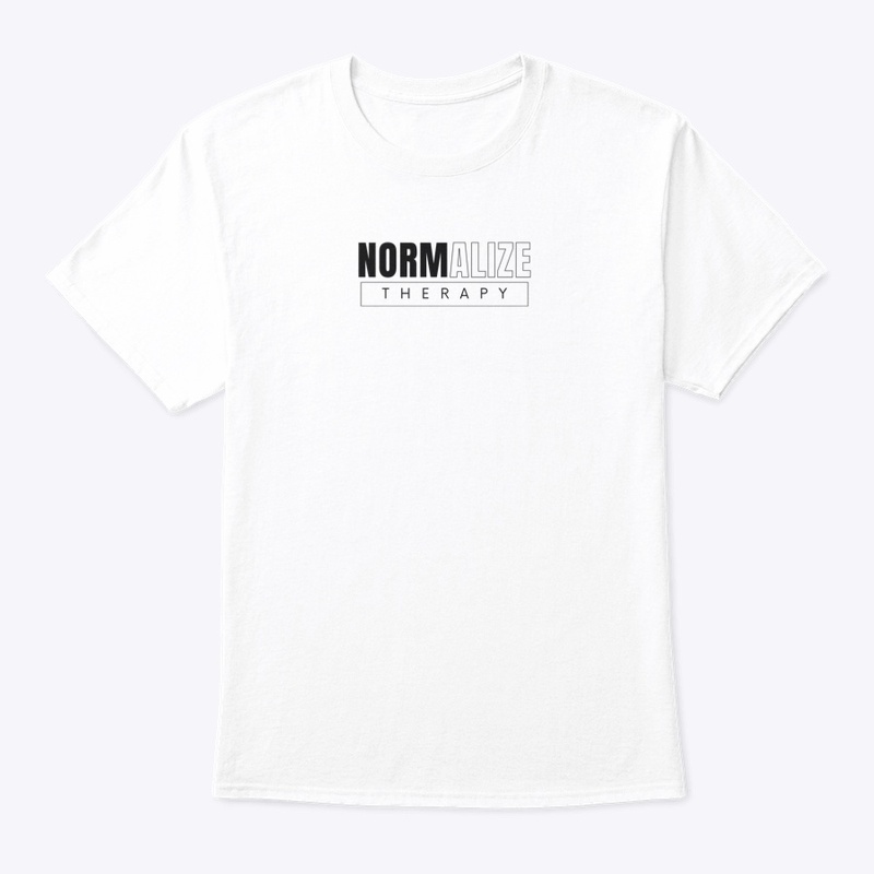 'NORMALIZE THERAPY' Contrast Tee