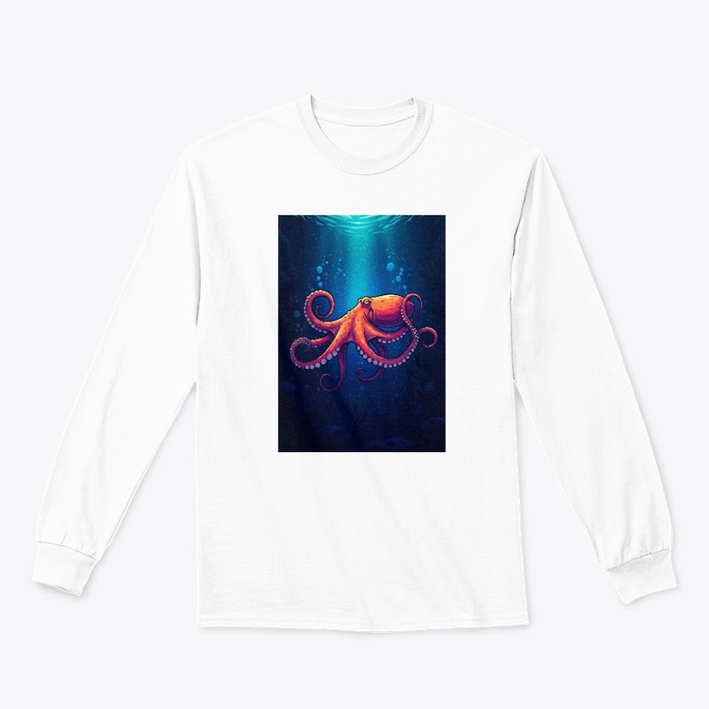 Bright Colorful Octopus