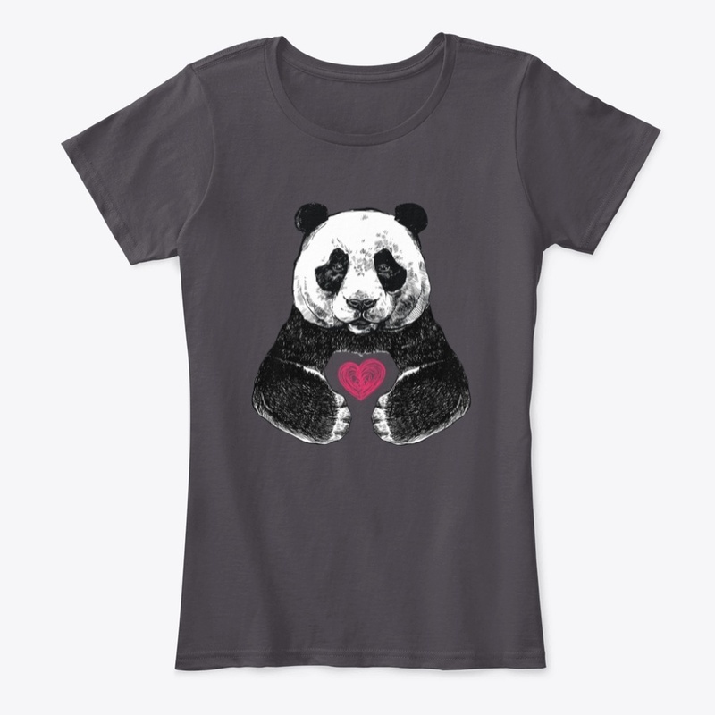 panda and heart -international panda day