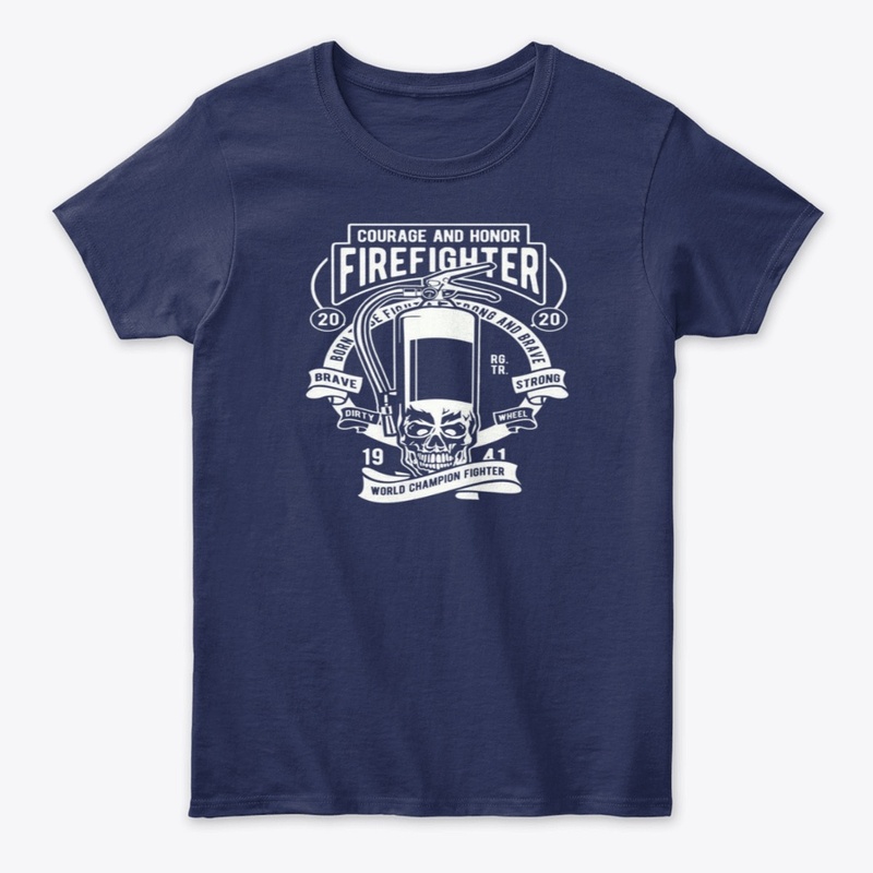 Courage and honor firefighter