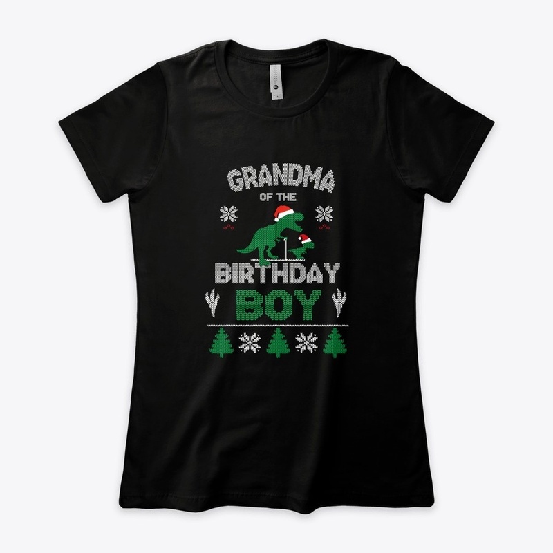 Grandma of the Birthday Boy Matching T-R