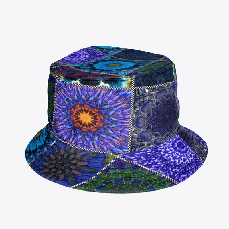 Blue Crazy Quilt