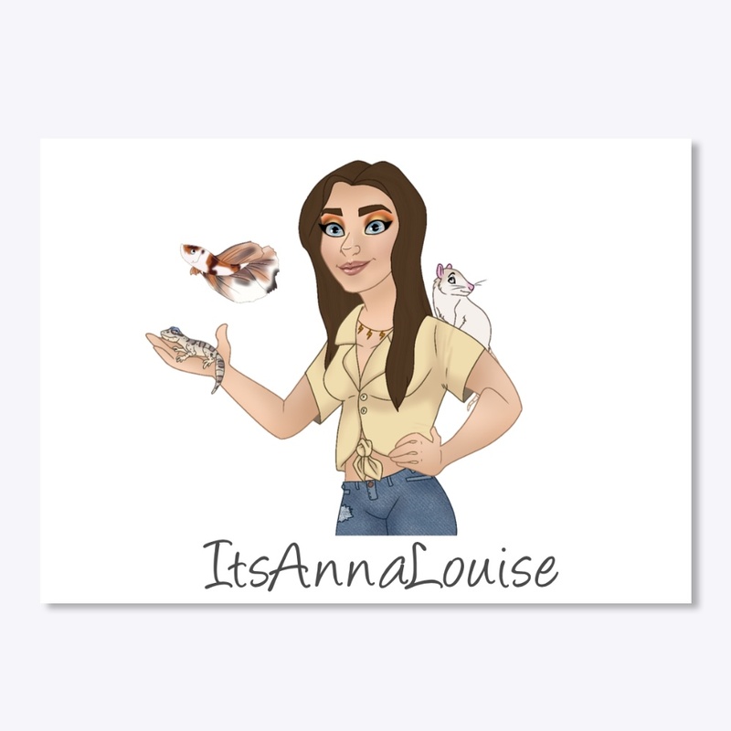 Its Me Cartoon Sticker