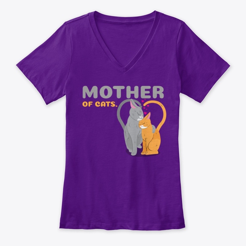 MOTHER OF CATS  T SHIRT,MUG,BAG...