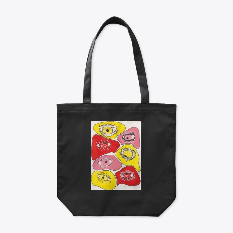 Always Watching Colourful Eye Print