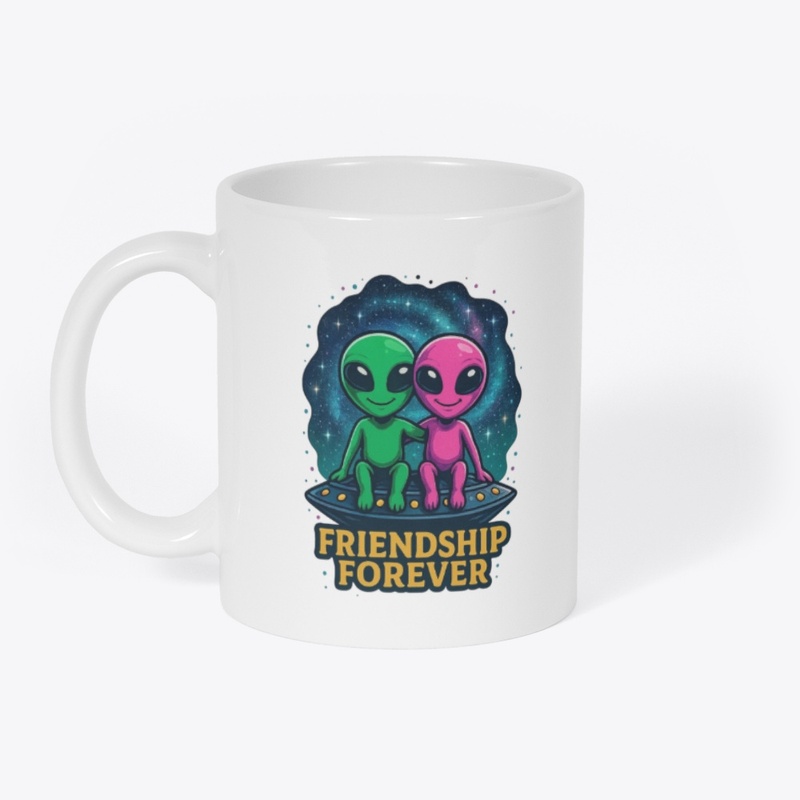 Friendship Forever – Alien Buddies Print