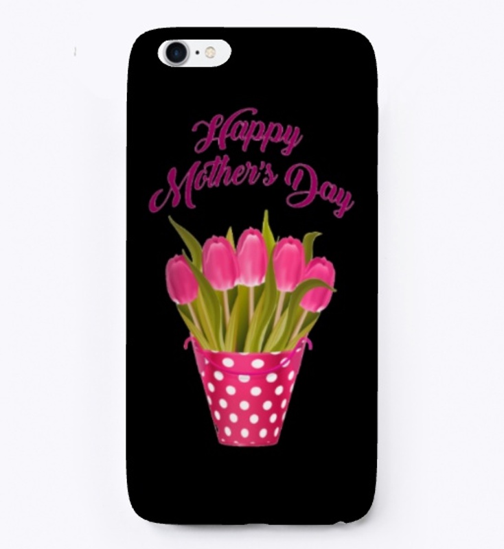 Happy mother's day with tulips