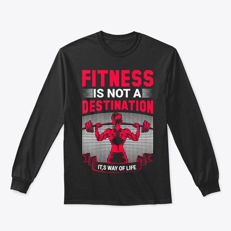 Train Hard – No Excuses Gym Tee