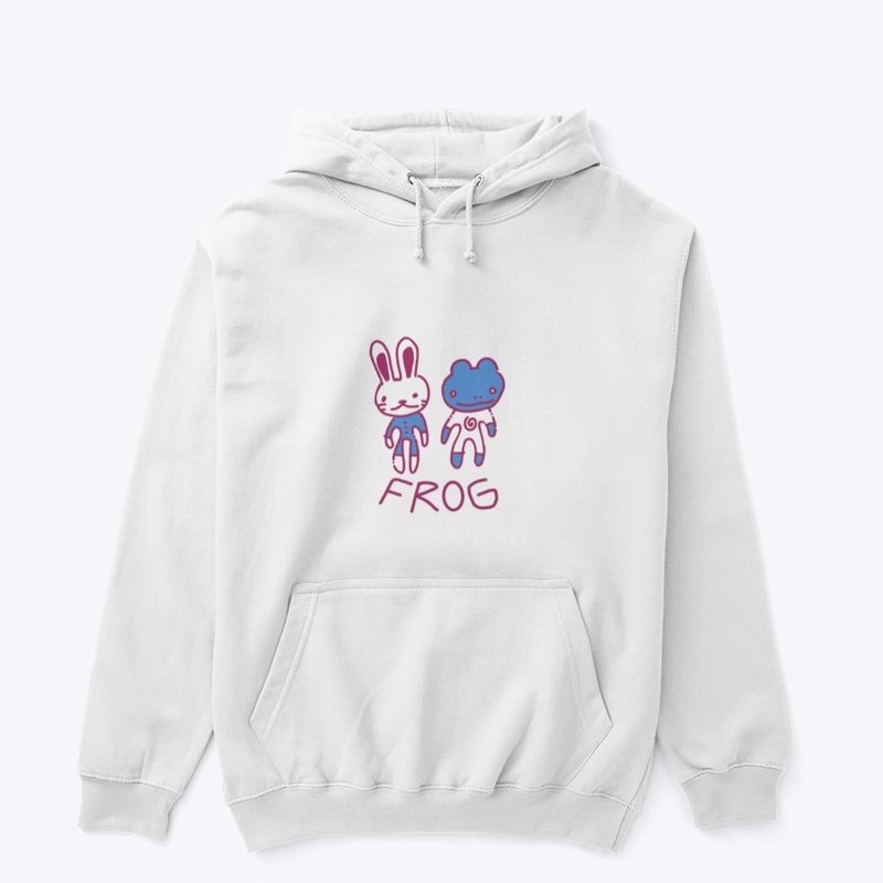 RIBBIT AND RABBIT Red and Blue
