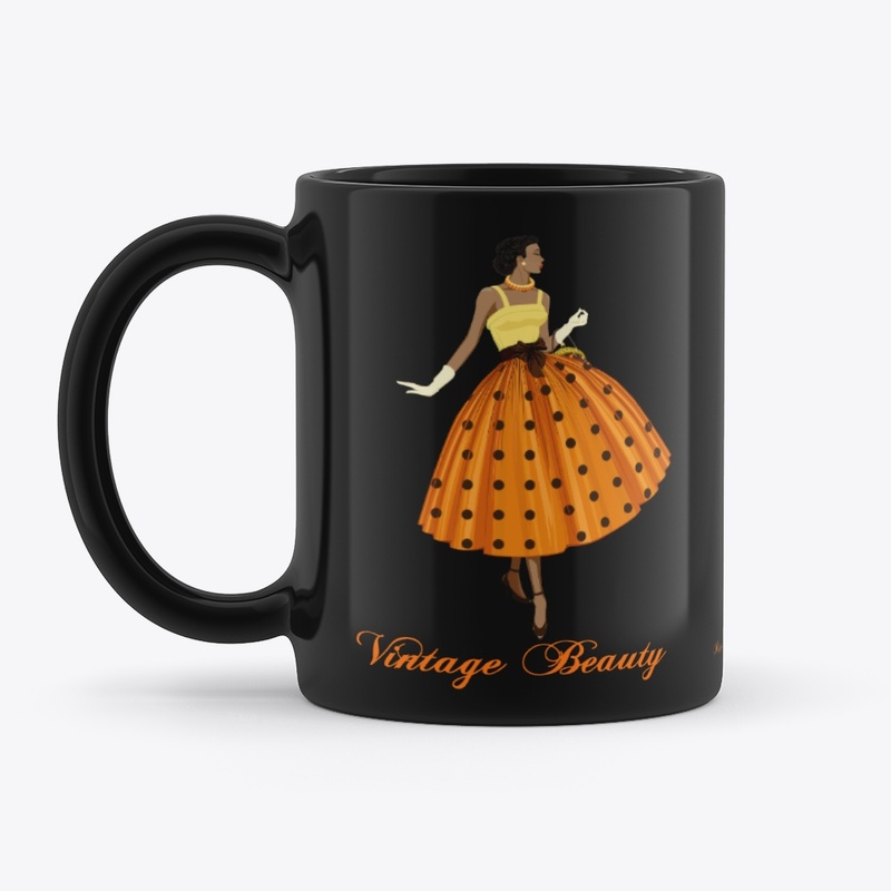 Vintage Beauty- "Summer" Yellow Lady