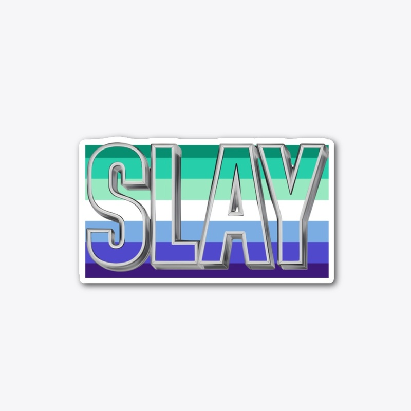 Slay with Gay Men's Inclusion Pride Flag
