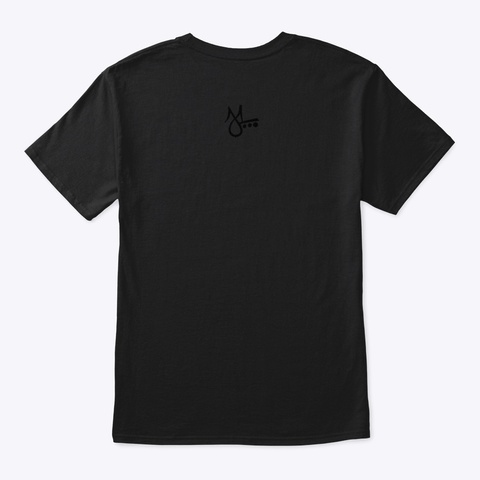Athena  Black T-Shirt Back