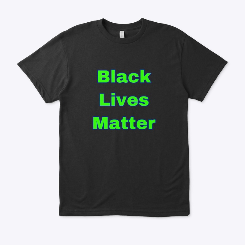 Black Lives Matter - Lime & Blue