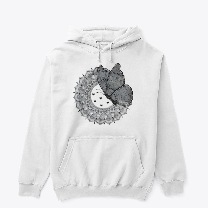 Intricate Butterfly +lion Mandala design