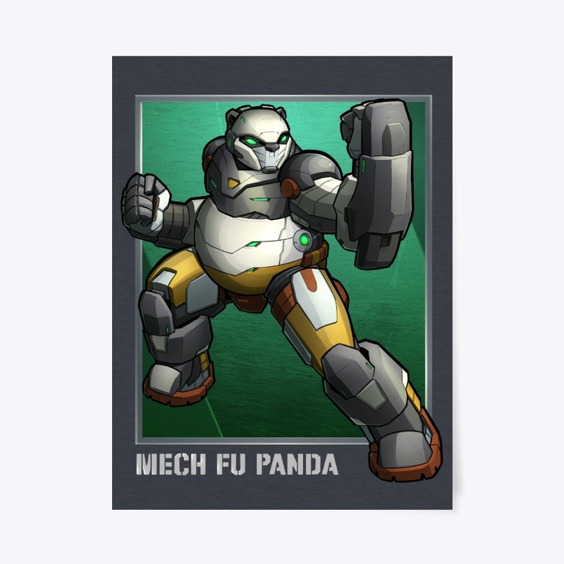 The Mech Fu Panda Armor POSTER