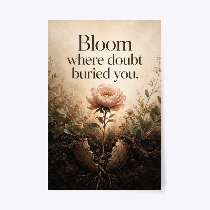 Bloom From Doubt Wall Art