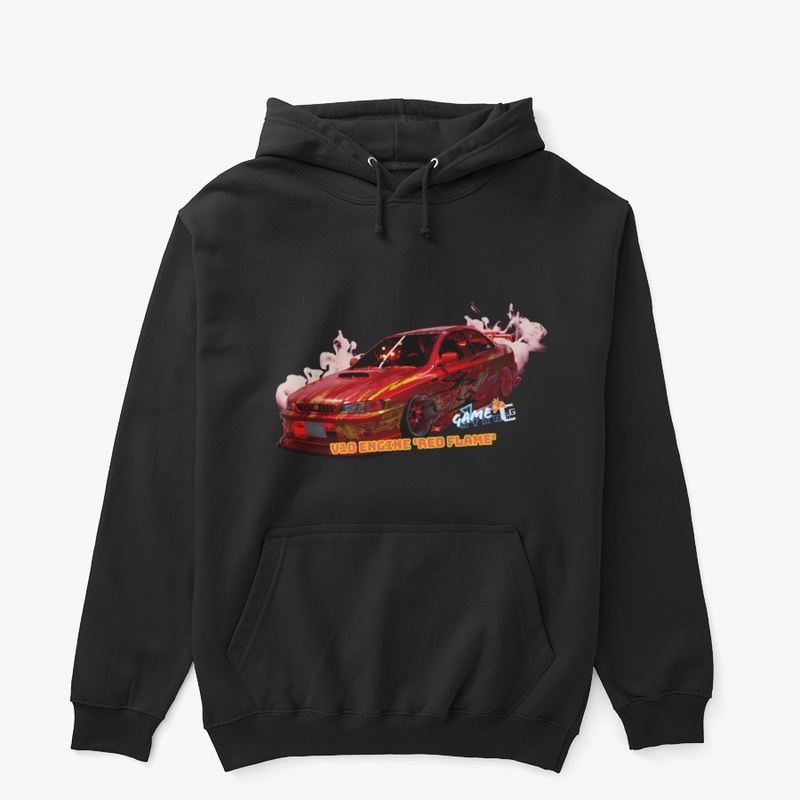 GC8 V10'RED Flame' Racing Game Clothing